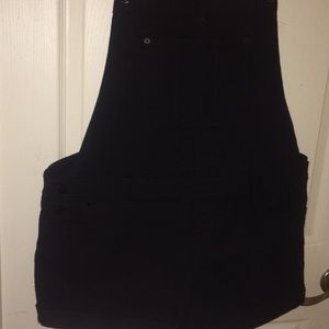 Black overalls